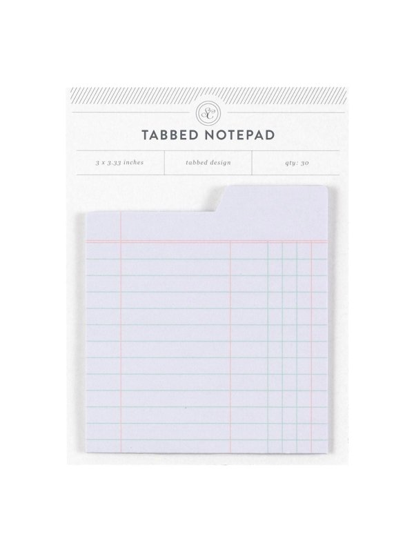 Tabbed Notepad - Purple Ledger, 1 of 2