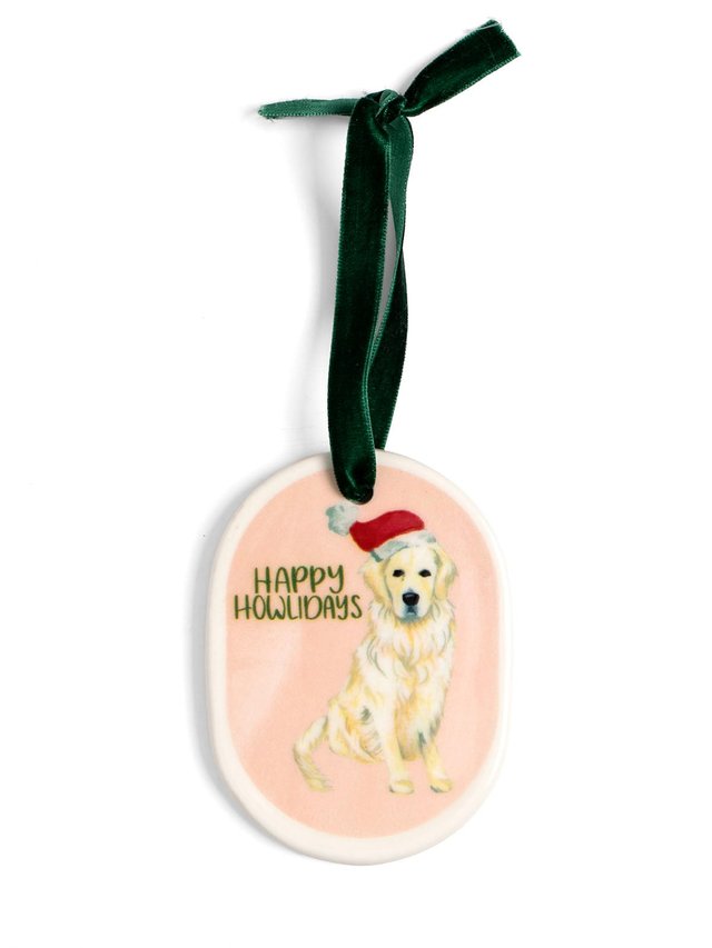 Happy Howlidays Dog Christmas Ornament, 2 of 2