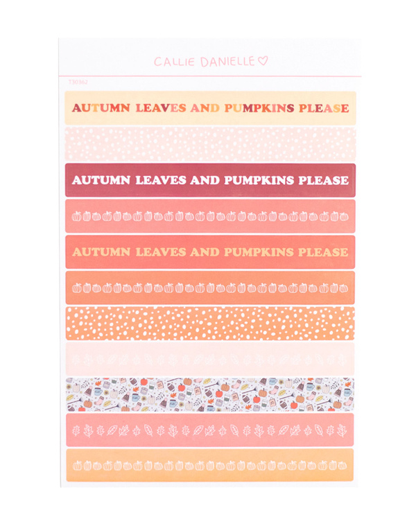 Fall Sticker Sheet, 1 of 4