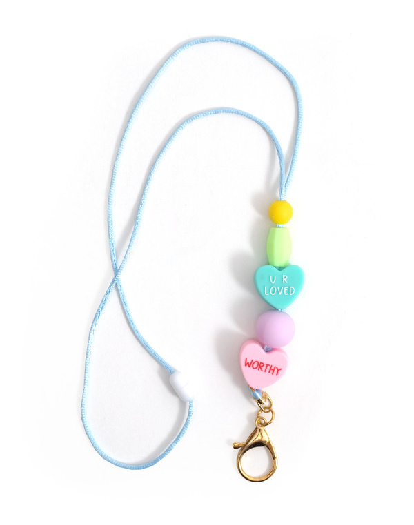 Conversation Hearts Lanyard, 1 of 3