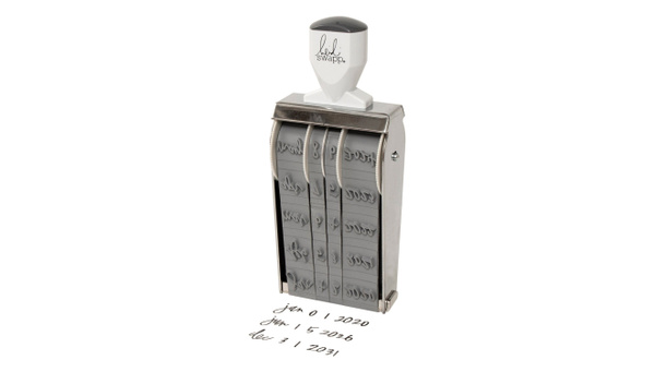 Mega Date Stamp - Heidi Handwritten, 1 of 4