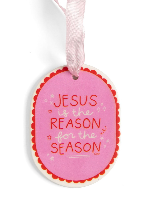 Jesus is the Reason for the Season Christmas Ornament, 1 of 2