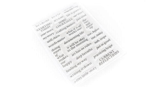 Stamps Are Fun 6×8 Stamp Set - January 2026, 2 of 2