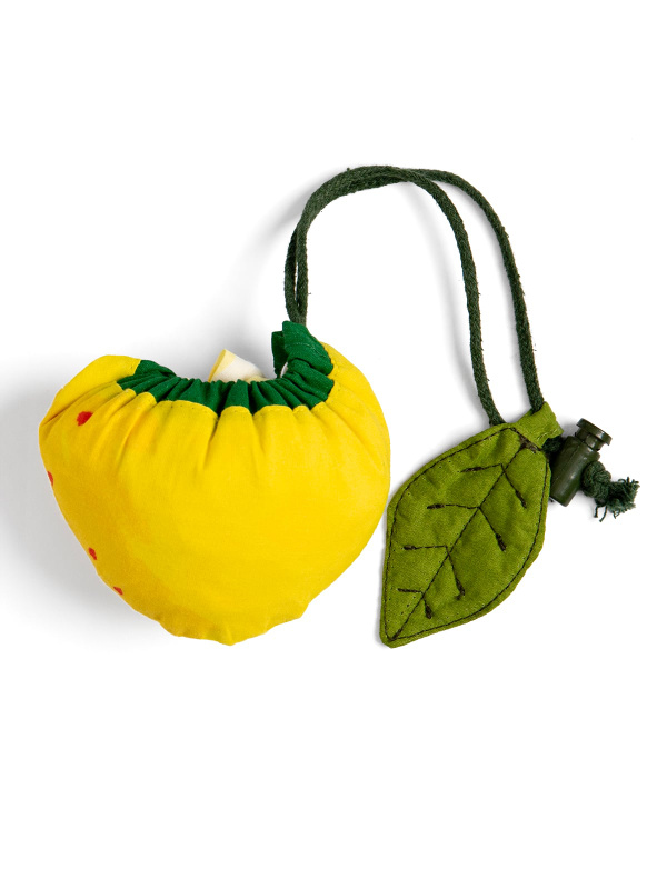 Lemon Foldable Market Tote Bag, 2 of 3