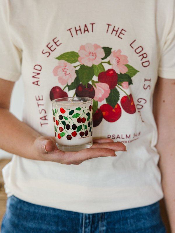 Cherry Grove Scented Soy Hand-Poured Candle, 3 of 6
