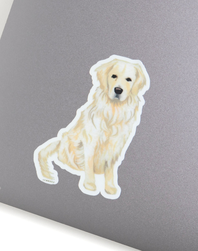 Golden Retriever Decal Sticker, 2 of 2