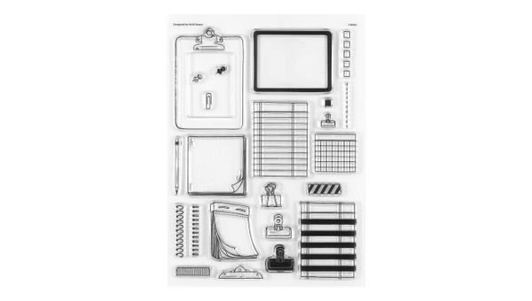 Stamp Set : 6×8 Clipboards and Charts, 1 of 6