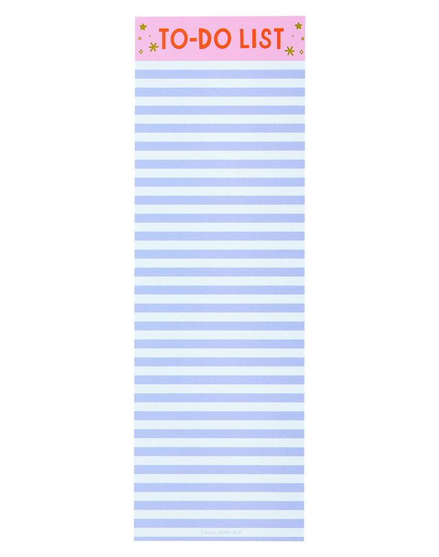 Blue Stripe To Do List 4×12 Notepad, 1 of 2