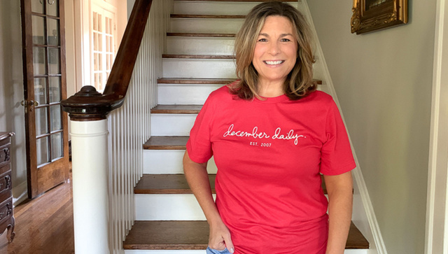 December Daily® Short Sleeve Tee - Red, 1 of 3