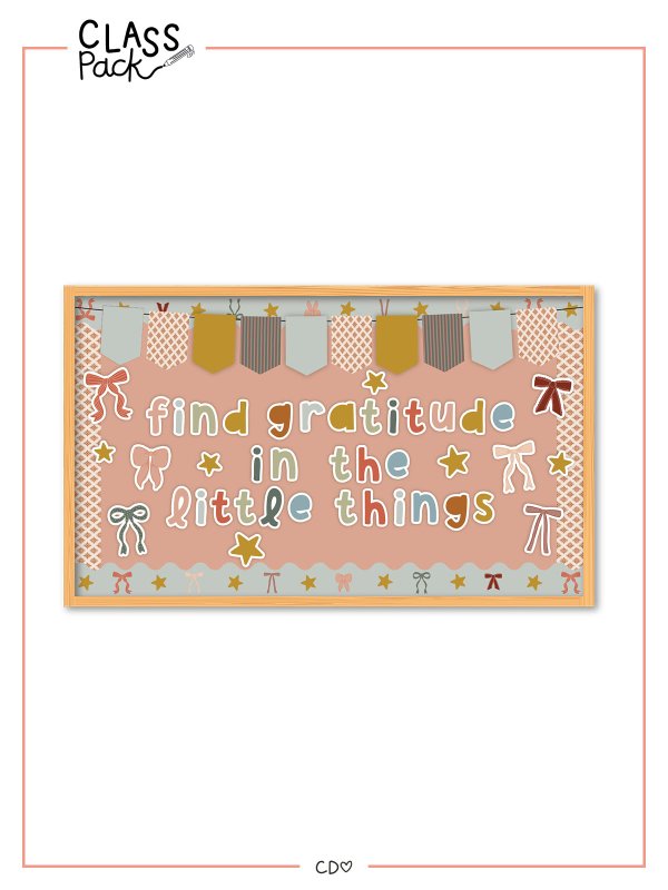 Find Gratitude in the Little Things Class Pack, 1 of 5