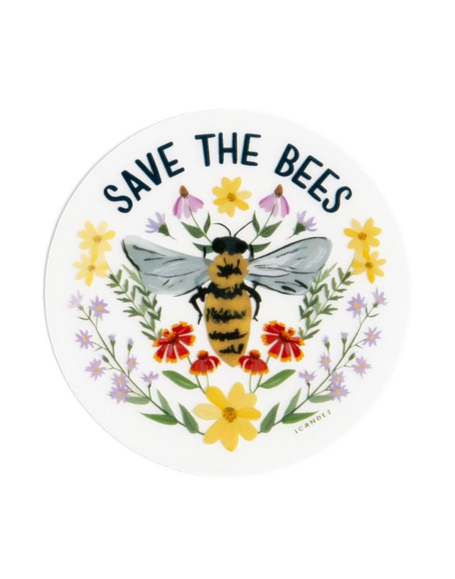 Save The Bees Clear Decal Sticker, 4 of 4