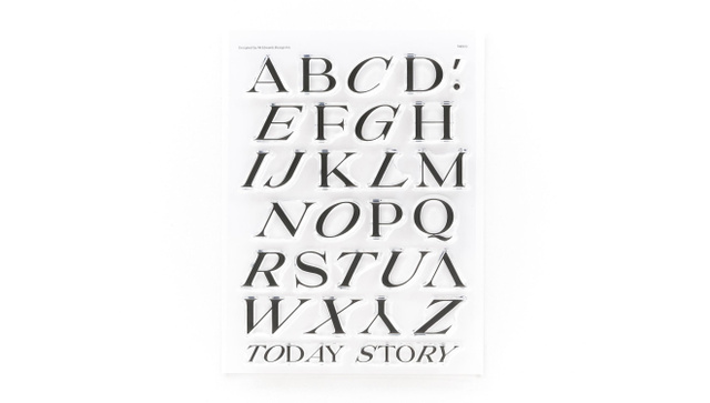 Alphas Are Awesome #33 6×8 Stamp Set, 1 of 2