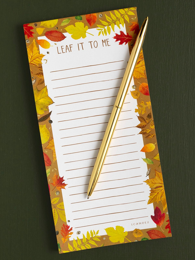 Leaf It To Me 4×8 Lined Notepad, 1 of 3