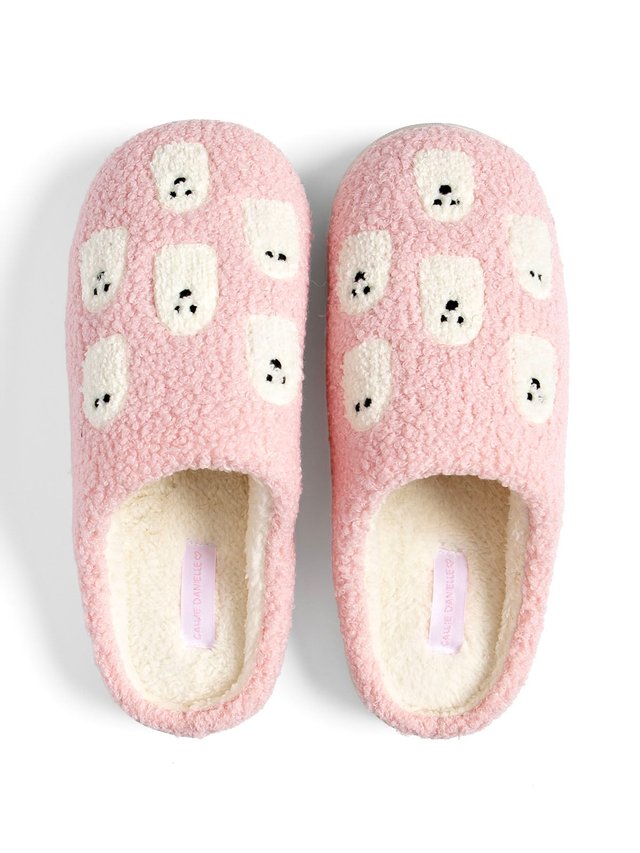 Ghosts Affirmations Halloween Women's Plush House Slippers, 2 of 5