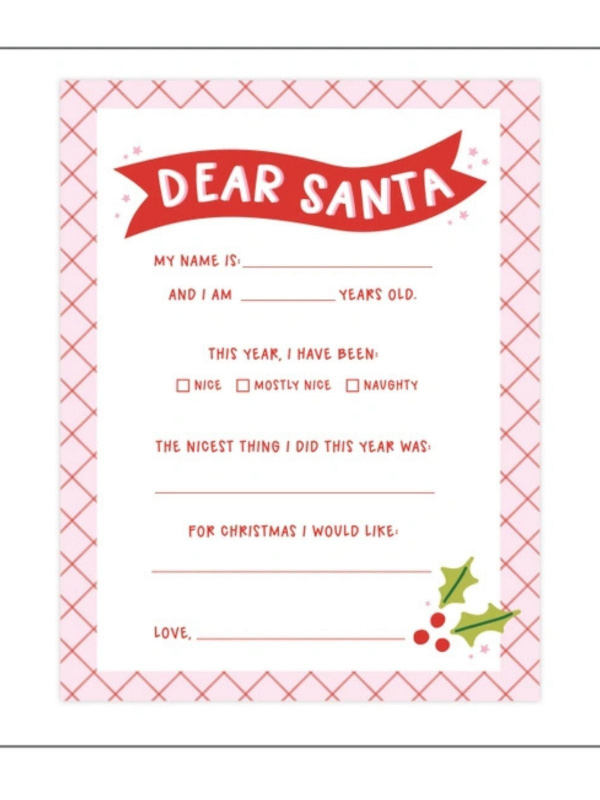 Digital Letter To Santa, 1 of 1