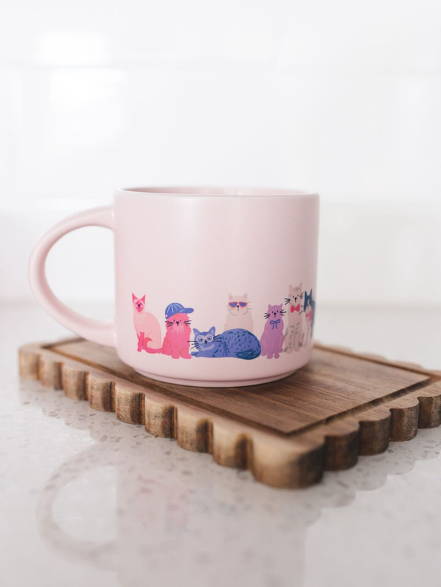 Cool Cats Large Ceramic Mug, 1 of 7