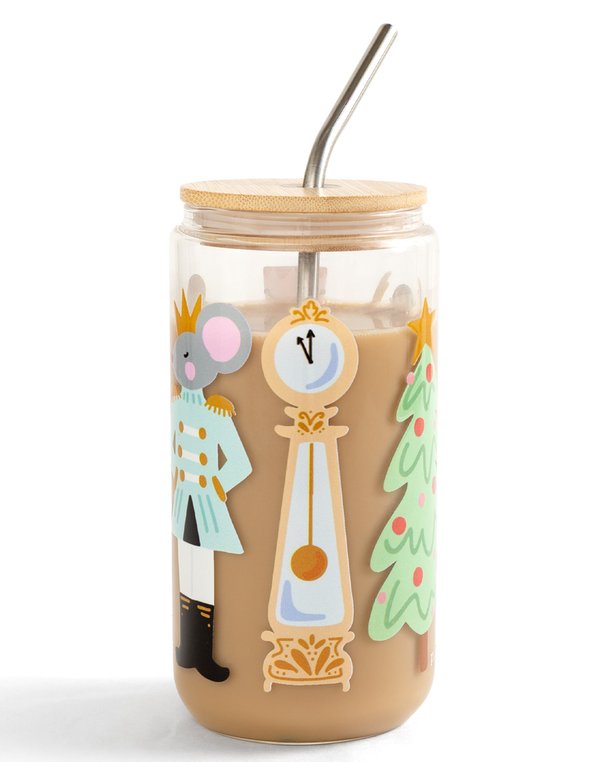 The Nutcracker Christmas Glass Can, 5 of 6