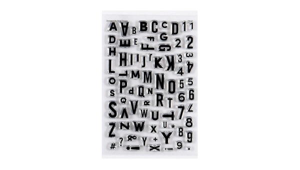 Stamp Set : 4×6 Blue Skies Alpha, 1 of 5