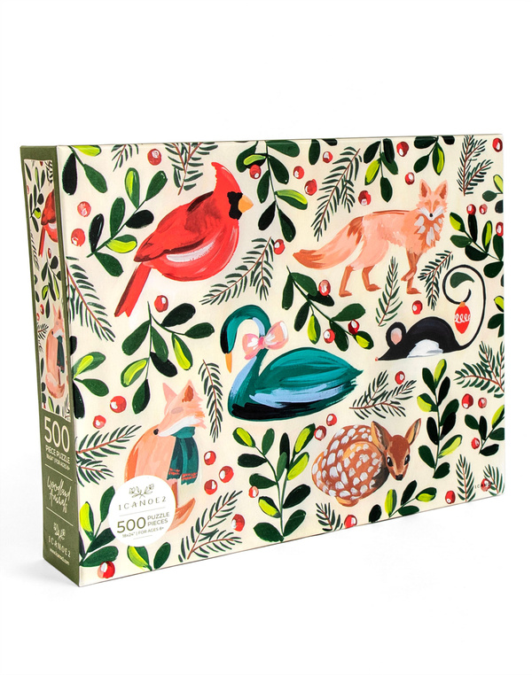 Woodland Animals - 500 Piece Jigsaw Puzzle, 1 of 9