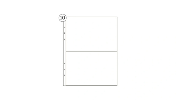 6×8 Page Protectors 4×6 Pockets (10 pack), 1 of 1