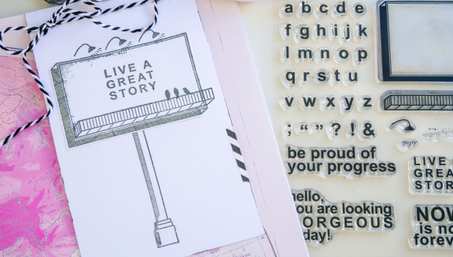 Stamp Set : 6×8 Billboard Builder, 6 of 8