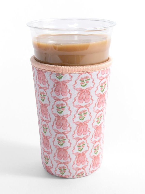 Ballet Slippers & Florals Dance Drink Sleeve, 3 of 4