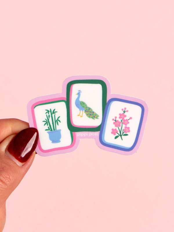 Mahjong Tiles Decal Sticker, 1 of 2