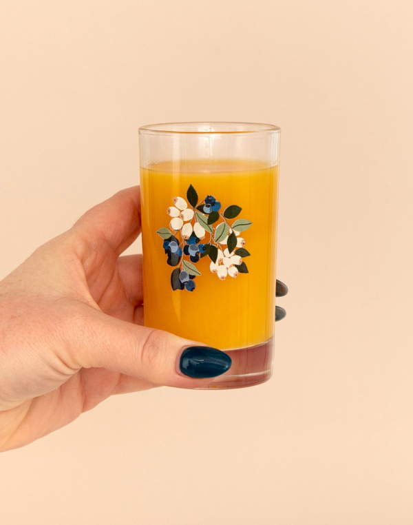 Blueberry Field Mini Juice Glass, 2 of 2