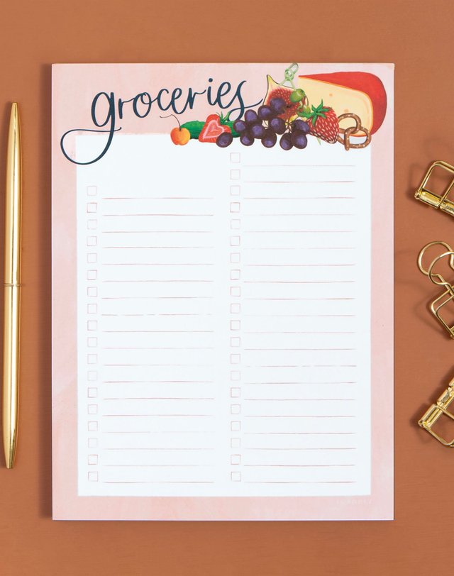 Charcuterie Grocery List 6×8 Notepad, 2 of 2