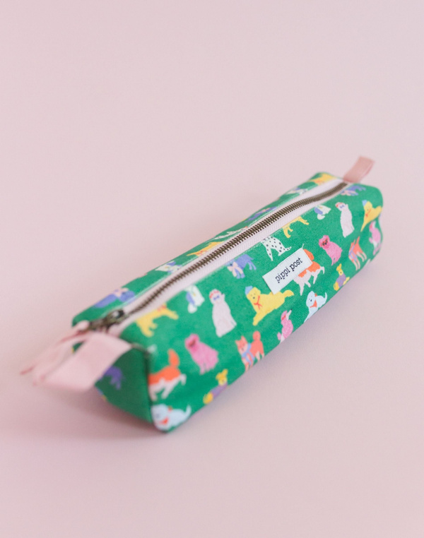 Dapper Dogs Canvas Pencil Pouch, 2 of 3