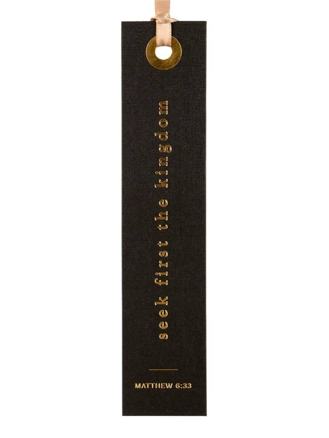 Seek First The Kingdom Scripture Bookmark, 2 of 2