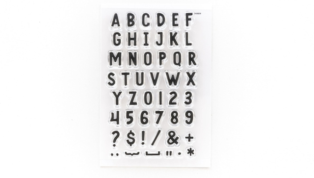 December Daily® 2025 Alphabet 4×6 Stamp Set, 1 of 3
