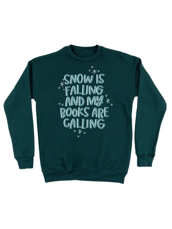 Snow is Falling Sweatshirt - True Navy, 4 of 4