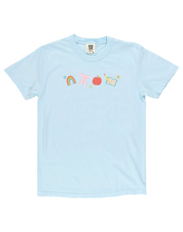 Beautiful Day To Learn Tee - Chambray, 5 of 5
