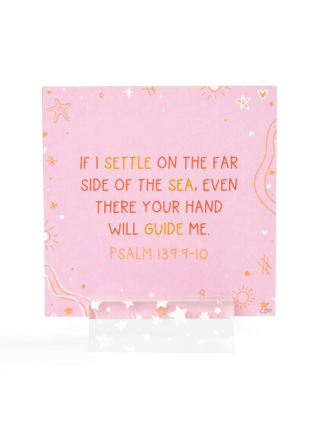 Verses for the Beach – Bible Verse Card Set + Display Stand, 6 of 8
