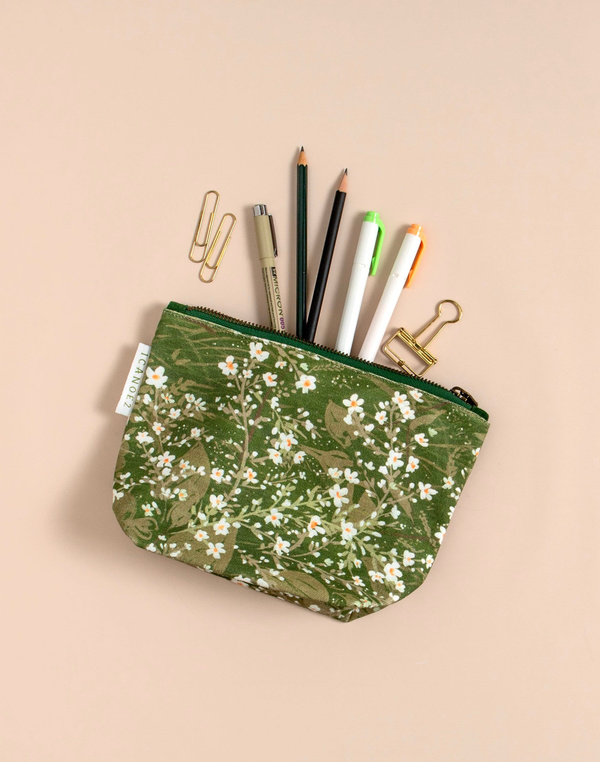Celeste Canvas Pouch, 1 of 2