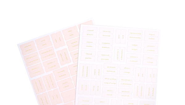Bible Tabs - Pink and Cream, 2 of 6