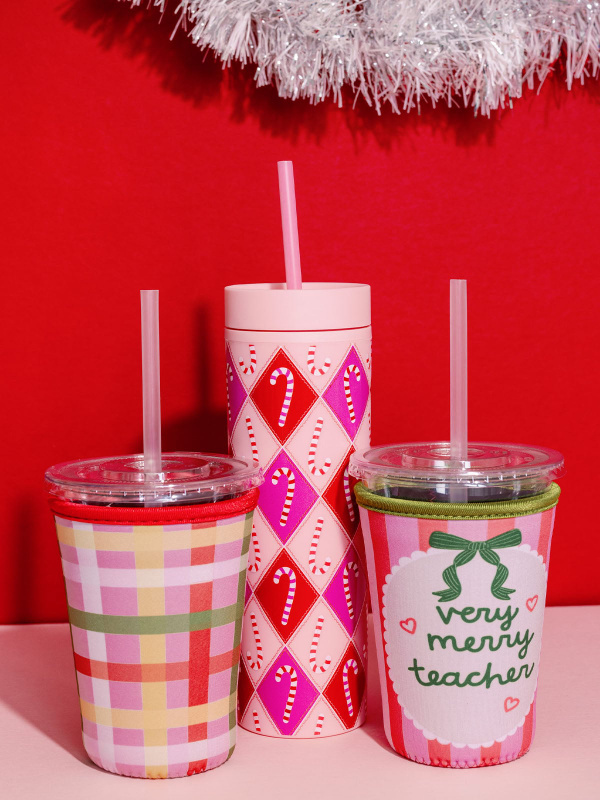 Plaid Christmas Drink Sleeve, 4 of 4