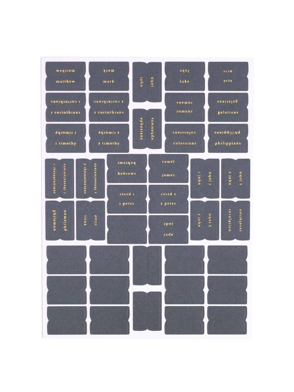 Navy & Grey Bible Tabs, 2 of 10