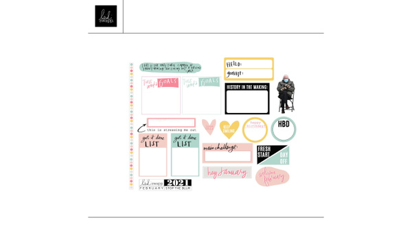 Stop The Blur February 2021 Digital Printable, 1 of 1