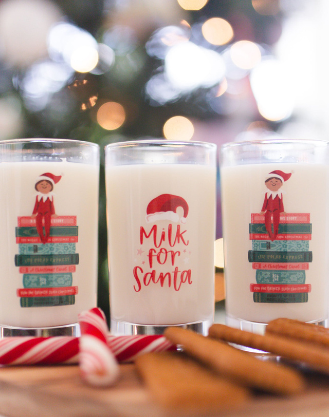 Milk For Santa Mini Juice Glass, 3 of 5