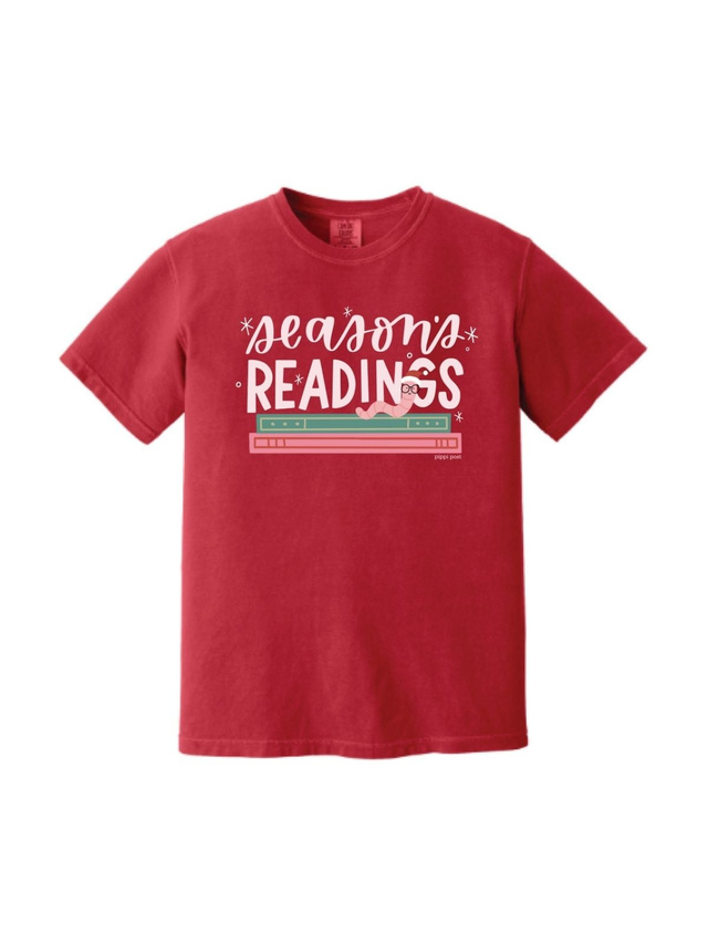 Season's Readings Christmas Tee - Red, 3 of 3