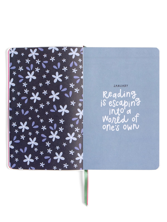 Book Lover Floral Petite Planner : 2027 Calendar Year, 14 of 14