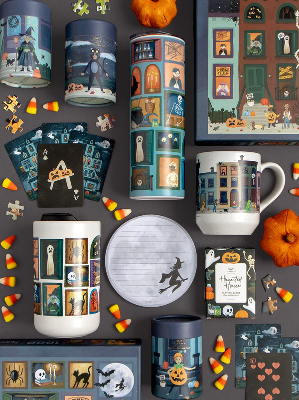 Haunted House Halloween Deck of Playing Cards, 4 of 4