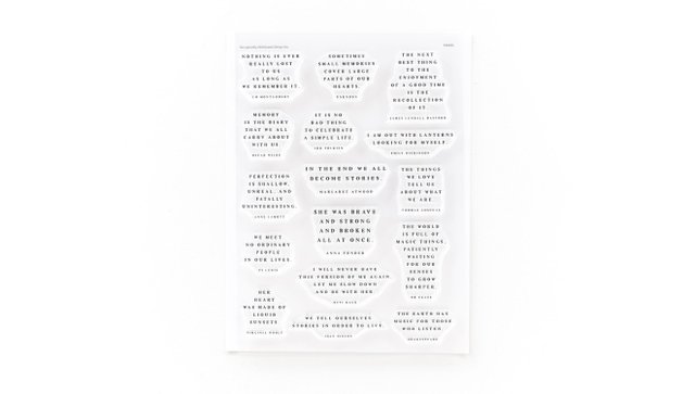 Stamps Are Fun 6×8 Stamp Set - December 2025, 1 of 2