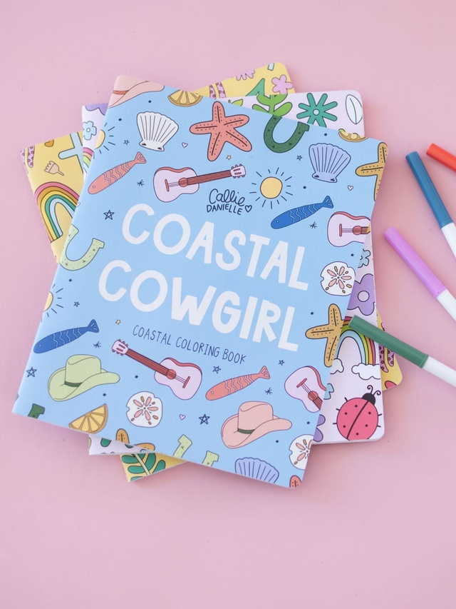 Coastal Cowgirl Beach & Western-Inspired Coloring Book, 2 of 5