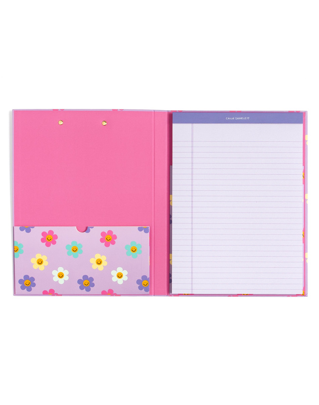 Happy Daisy Clipfolio with Lined Notepad, 3 of 7