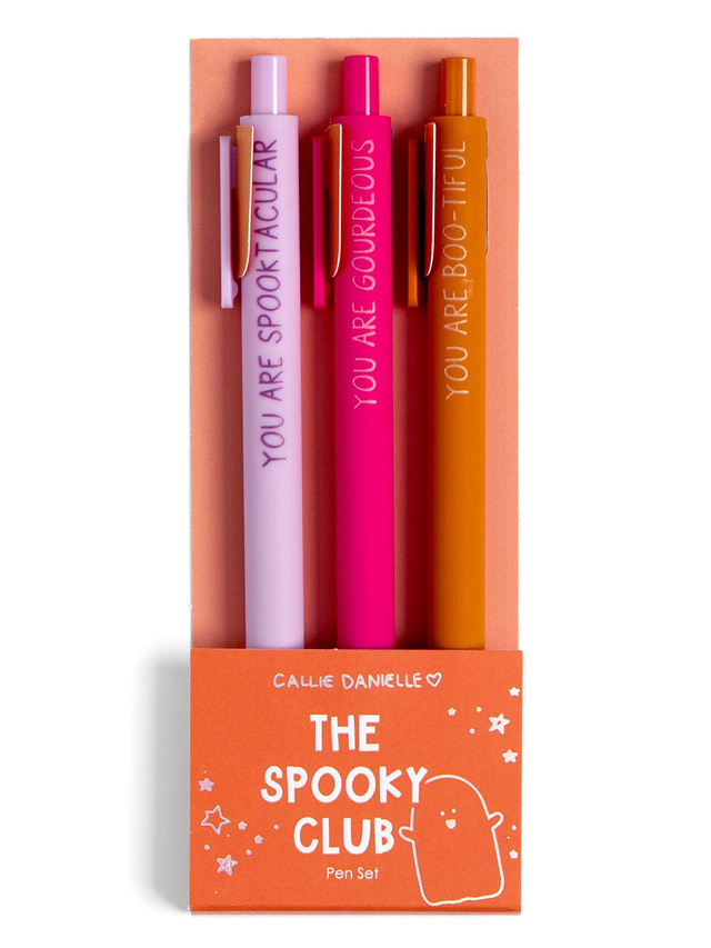 The Spooky Club Affirmations Halloween Pen Set, 1 of 3