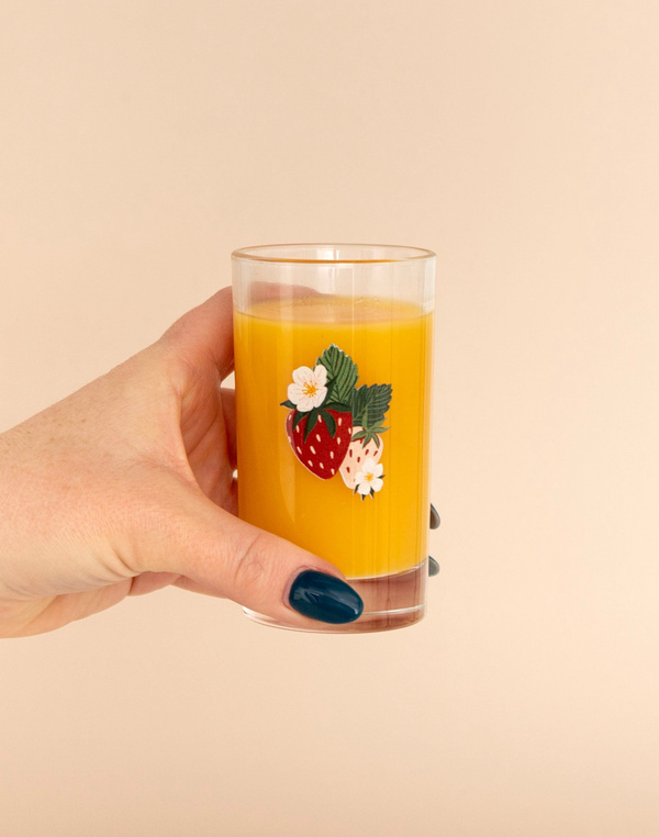 Strawberry Patch Mini Juice Glass, 2 of 2
