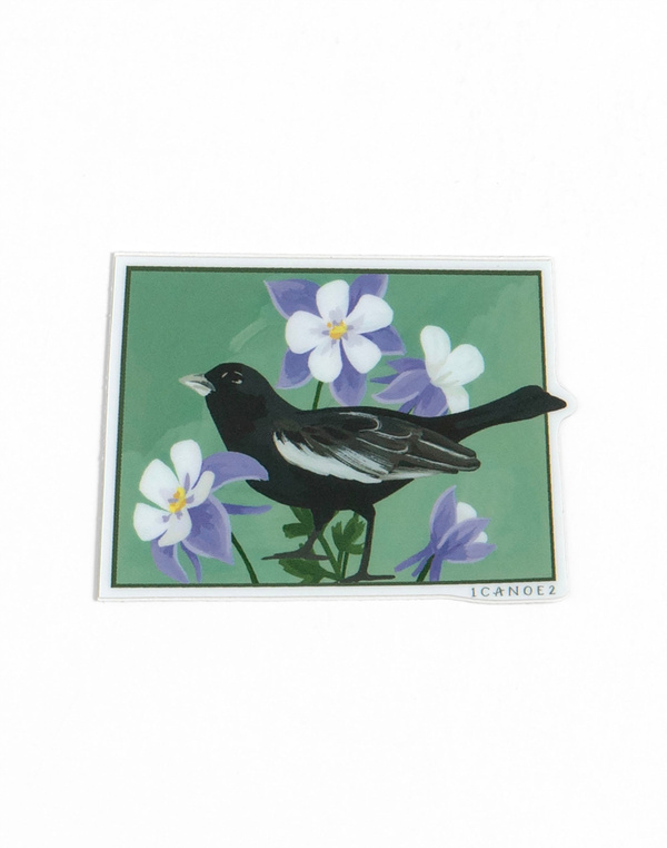 Birds & Blooms Colorado Decal Sticker, 5 of 5